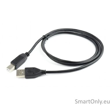 Gembird Cable USB2 AM-BM 1 m, Black, USB B, USB A