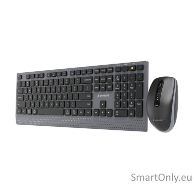 Gembird KBS-WPS-02 Dual-mode slim wireless desktop set, 2.4G+BT, US layout | Gembird Gembird KBS-WPS-02 Dual-mode slim wireless desktop set, 2.4G+BT, US layout | Gembird