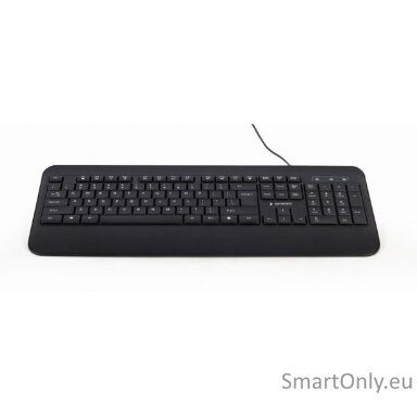 Gembird | Multimedia Keyboard | KB-UML-03 | Multimedia | Wired | US | Black Gembird | Multimedia Keyboard | KB-UML-03 | Multimedia | Wired | US | Black