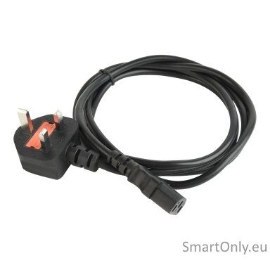 Gembird PC-187 UK power cord (C13), 5 A, 6 ft Gembird PC-187 UK power cord (C13), 5 A, 6 ft