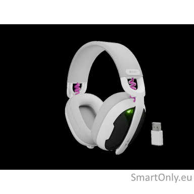 Genesis Fury Fukya F6 Gaming Headset with Microphone, White