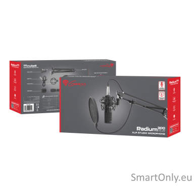 Genesis | Gaming Microphone | Radium 300 | Black | Wired