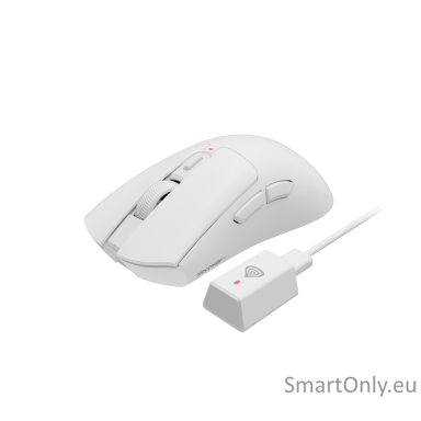 Genesis Gaming Mouse | Zircon 880 Pro 8k | Wireless | 2.4GHz, Bluetooth | White