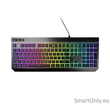 Genesis | Rhod 530 | Membrane Gaming Keyboard | Wired | US | Black