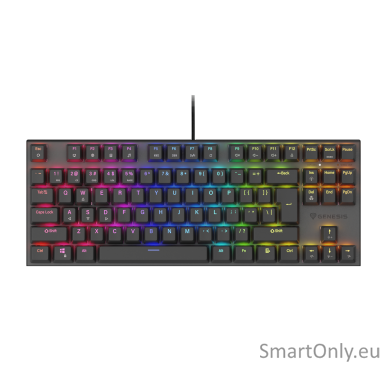 Genesis | THOR 303 | Mechanical Gaming Keyboard | Wired | US | Outemu Peach Silent | Black Genesis | THOR 303 | Mechanical Gaming Keyboard | Wired | US | Outemu Peach Silent | Black
