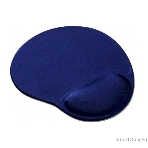 Gembird | MP-GEL-B Gel mouse pad with wrist support, blue | Gel mouse pad | Blue 1