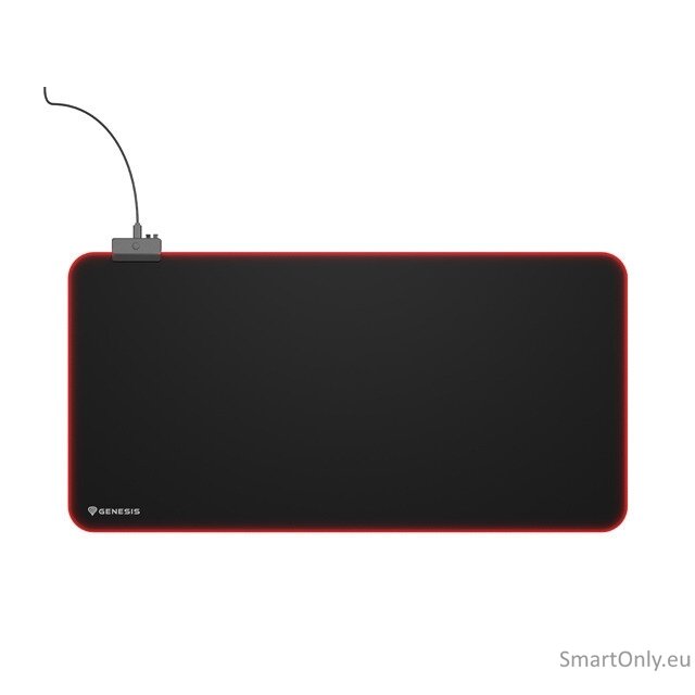 Genesis Mouse Pad | Boron 500 XXL RGB | Mouse pad | 400 x 800 x 4 mm | Black Genesis Mouse Pad | Boron 500 XXL RGB | Mouse pad | 400 x 800 x 4 mm | Black