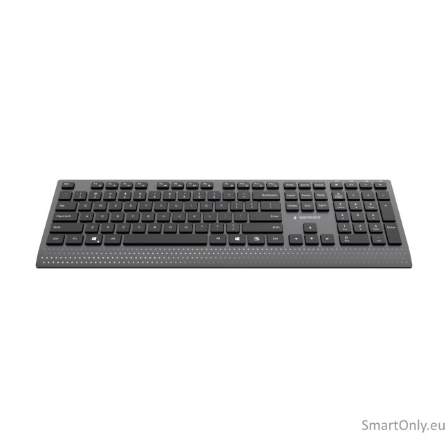 Gembird KB-MCH-06 Slim wired multimedia keyboard with Type-C adapter, US layout | Gembird 2