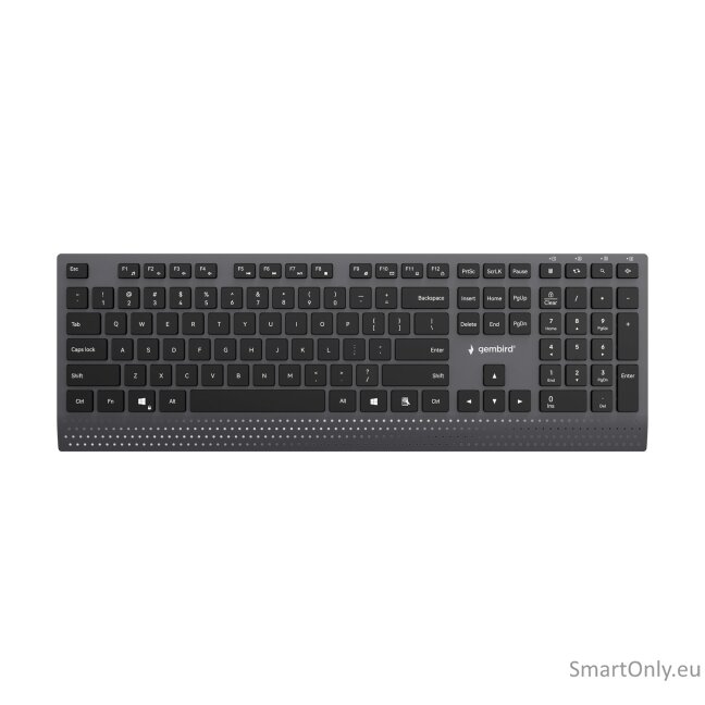 Gembird KB-MCH-06 Slim wired multimedia keyboard with Type-C adapter, US layout | Gembird 3