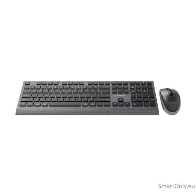Gembird KBS-WPS-02 Dual-mode slim wireless desktop set, 2.4G+BT, US layout | Gembird 3 Gembird KBS-WPS-02 Dual-mode slim wireless desktop set, 2.4G+BT, US layout | Gembird 3