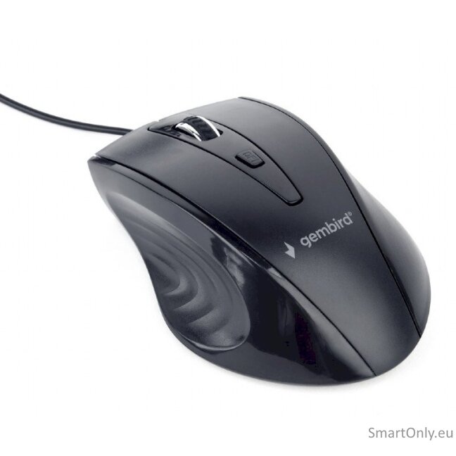 Gembird Mouse MUS-4B-02 USB Wired Standard Black 1 Gembird Mouse MUS-4B-02 USB Wired Standard Black 1