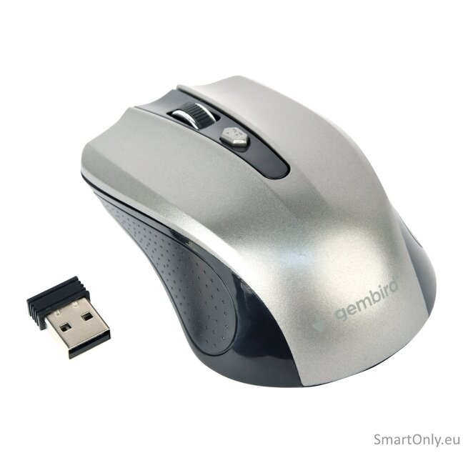 Gembird | Mouse | MUSW-4B-04-BG | Standard | Wireless | Black/ Space Grey 1 Gembird | Mouse | MUSW-4B-04-BG | Standard | Wireless | Black/ Space Grey 1