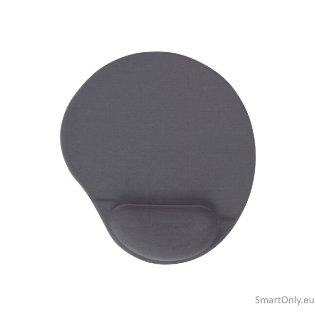 Gembird | MP-GEL-GR Gel mouse pad with wrist support, grey Comfortable | Gel mouse pad | Grey 5 Gembird | MP-GEL-GR Gel mouse pad with wrist support, grey Comfortable | Gel mouse pad | Grey 5