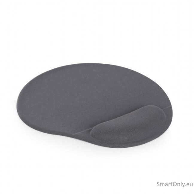 Gembird | MP-GEL-GR Gel mouse pad with wrist support, grey Comfortable | Gel mouse pad | Grey 3 Gembird | MP-GEL-GR Gel mouse pad with wrist support, grey Comfortable | Gel mouse pad | Grey 3
