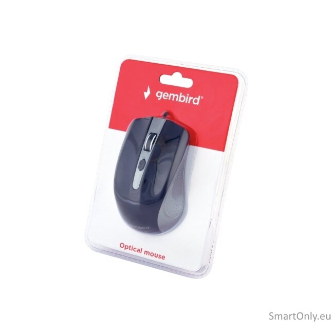 Gembird MUS-4B-01-GB Optical Mouse Spacegrey/Black USB 5 Gembird MUS-4B-01-GB Optical Mouse Spacegrey/Black USB 5