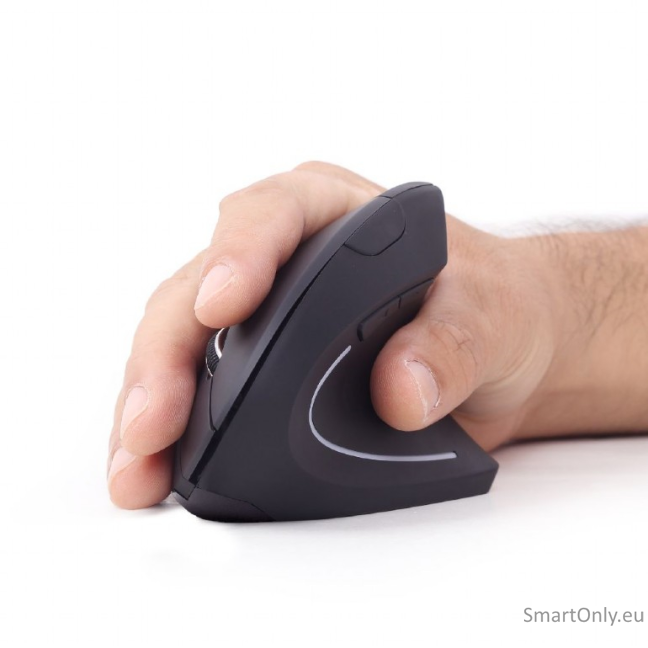 Gembird | MUSW-ERGO-01 | Optical Mouse | 2.4GHz Wireless Optical Mouse | USB | Black 4 Gembird | MUSW-ERGO-01 | Optical Mouse | 2.4GHz Wireless Optical Mouse | USB | Black 4