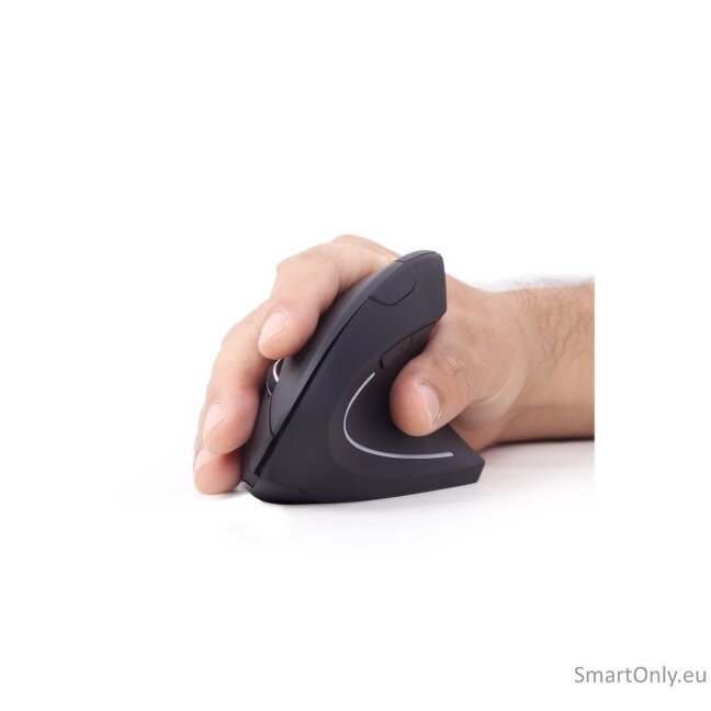 Gembird | MUSW-ERGO-01 | Optical Mouse | 2.4GHz Wireless Optical Mouse | USB | Black 10