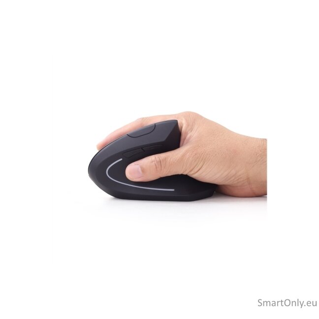 Gembird | MUSW-ERGO-01 | Optical Mouse | 2.4GHz Wireless Optical Mouse | USB | Black 11