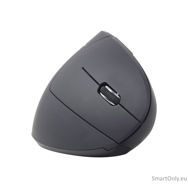Gembird | MUSW-ERGO-01 | Optical Mouse | 2.4GHz Wireless Optical Mouse | USB | Black 5 Gembird | MUSW-ERGO-01 | Optical Mouse | 2.4GHz Wireless Optical Mouse | USB | Black 5