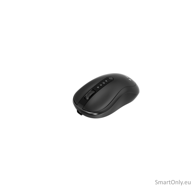 Gembird MUSW2-4B-01 Dual-mode 4-button wireless mouse, black | Gembird 1