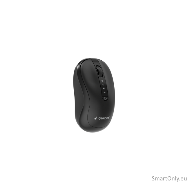 Gembird MUSW2-4B-01 Dual-mode 4-button wireless mouse, black | Gembird 4 Gembird MUSW2-4B-01 Dual-mode 4-button wireless mouse, black | Gembird 4