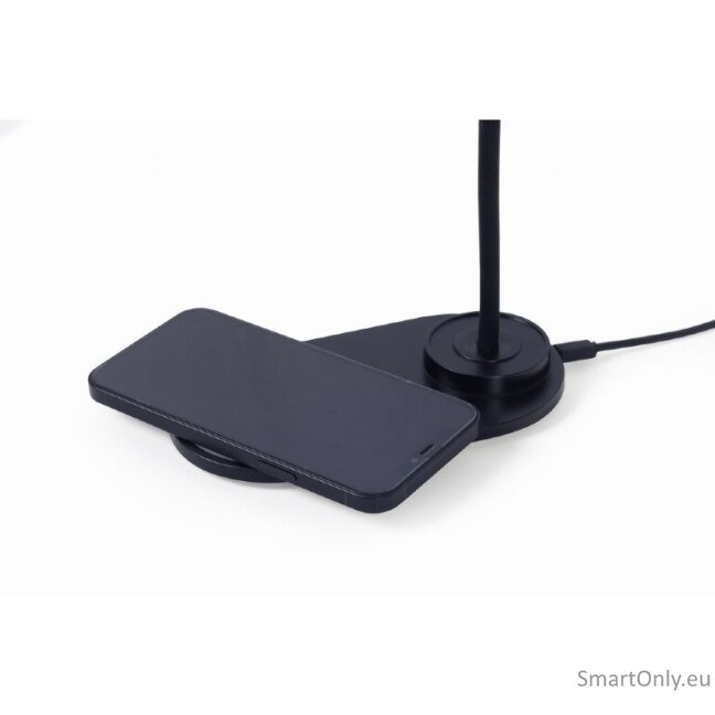 Gembird TA-WPC10-LED-01 Desk lamp with wireless charger Black 2 Gembird TA-WPC10-LED-01 Desk lamp with wireless charger Black 2