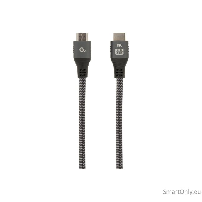 Gembird Ultra High speed HDMI cable with Ethernet, 8K select plus series CCB-HDMI8K-3M HDMI 2.1 downwards, 3 m, 2 x Type-A 3 Gembird Ultra High speed HDMI cable with Ethernet, 8K select plus series CCB-HDMI8K-3M HDMI 2.1 downwards, 3 m, 2 x Type-A 3