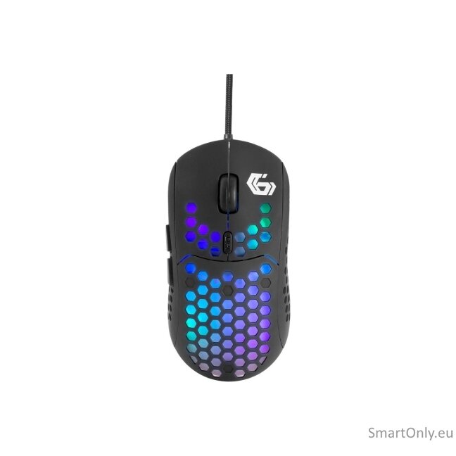 Gembird USB Gaming RGB Backlighted Mouse MUSG-RAGNAR-RX400 Gembird Wired Black Gembird USB Gaming RGB Backlighted Mouse MUSG-RAGNAR-RX400 Gembird Wired Black