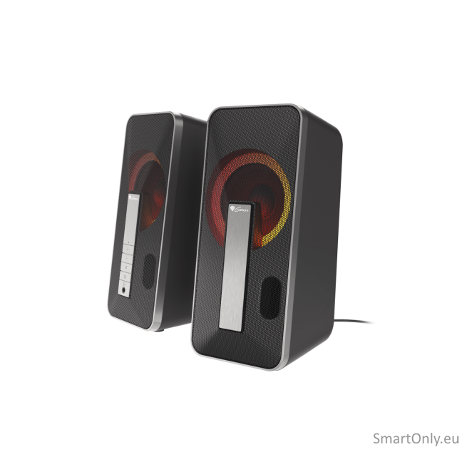 Genesis | Computer Speaker | Helium 100BT RGB | Bluetooth | Silver/Black | Gaming Speakers | Wireless connection 3