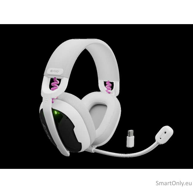 Genesis Fury Fukya F6 Gaming Headset with Microphone, White 3