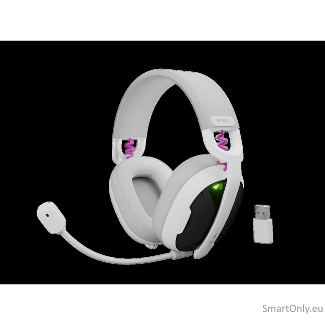 Genesis Fury Fukya F6 Gaming Headset with Microphone, White