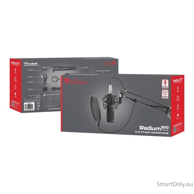 Genesis | Gaming Microphone | Radium 300 | Black | Wired 11