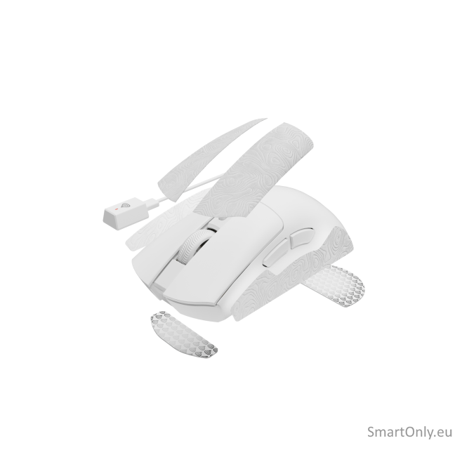 Genesis Gaming Mouse | Zircon 880 Pro 8k | Wireless | 2.4GHz, Bluetooth | White 12 Genesis Gaming Mouse | Zircon 880 Pro 8k | Wireless | 2.4GHz, Bluetooth | White 12