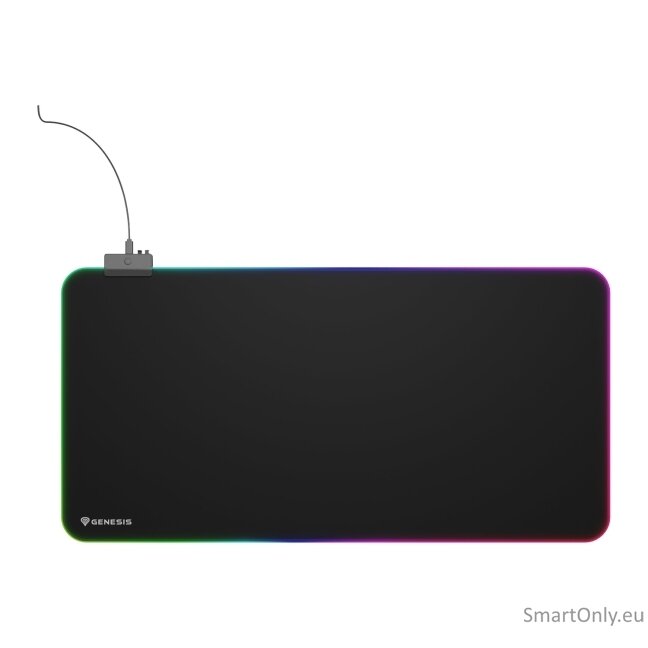 Genesis Mouse Pad | Boron 500 XXL RGB | Mouse pad | 400 x 800 x 4 mm | Black 10