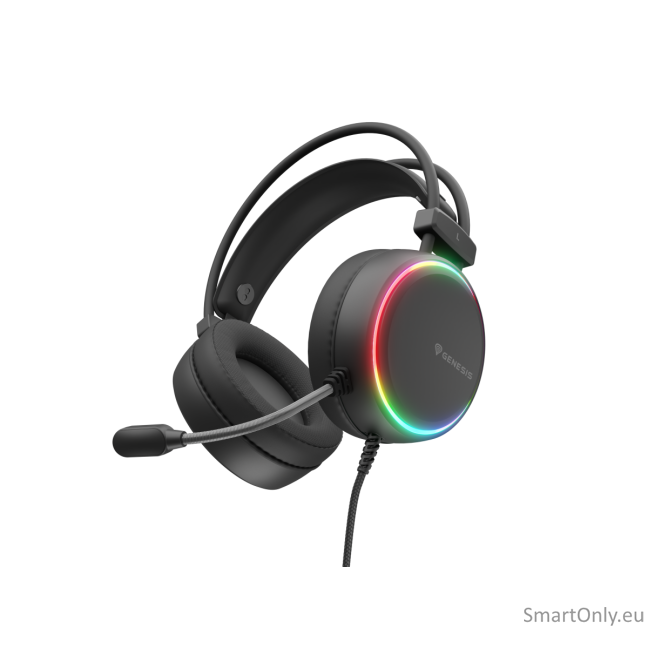 Genesis Neon 613 G2 RGB Gaming Headset with Microphone, Black 4 Genesis Neon 613 G2 RGB Gaming Headset with Microphone, Black 4