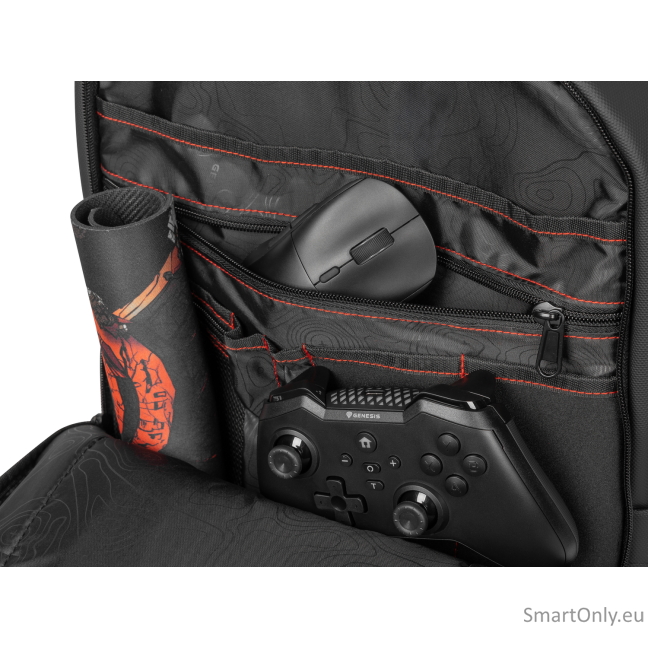 Genesis Pallad 510 | Fits up to size 17.3 " | Backpack | Shoulder strap | Black 2 Genesis Pallad 510 | Fits up to size 17.3 " | Backpack | Shoulder strap | Black 2