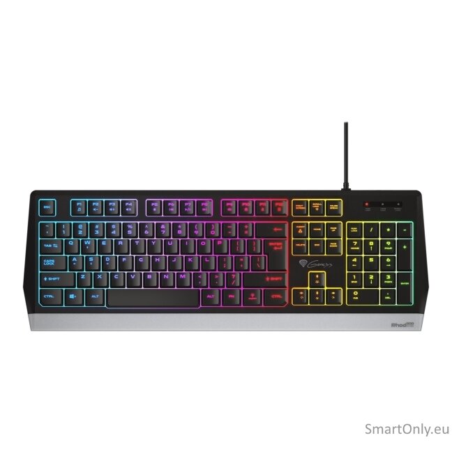 Genesis | Rhod 300 RGB | Gaming keyboard | Wired | RGB LED light | US 6
