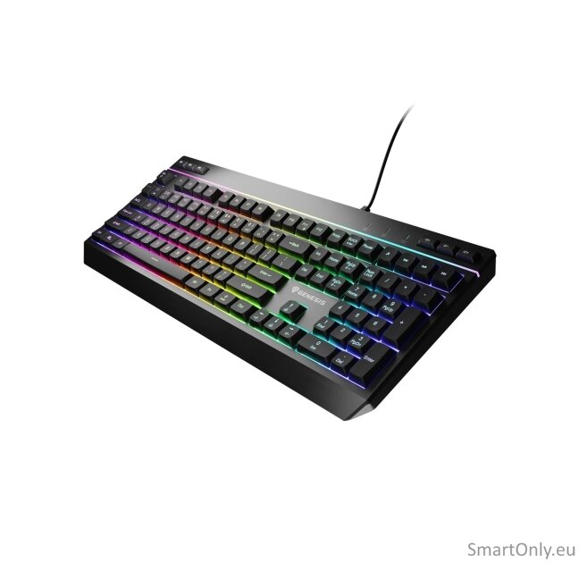 Genesis | Rhod 530 | Membrane Gaming Keyboard | Wired | US | Black 7 Genesis | Rhod 530 | Membrane Gaming Keyboard | Wired | US | Black 7