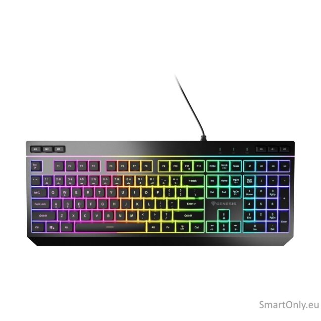 Genesis | Rhod 530 | Membrane Gaming Keyboard | Wired | US | Black 8 Genesis | Rhod 530 | Membrane Gaming Keyboard | Wired | US | Black 8