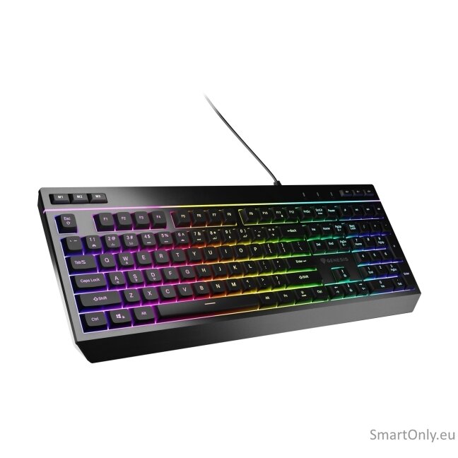 Genesis | Rhod 530 | Membrane Gaming Keyboard | Wired | US | Black 11 Genesis | Rhod 530 | Membrane Gaming Keyboard | Wired | US | Black 11