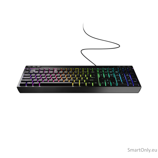 Genesis | Rhod 530 | Membrane Gaming Keyboard | Wired | US | Black 5 Genesis | Rhod 530 | Membrane Gaming Keyboard | Wired | US | Black 5