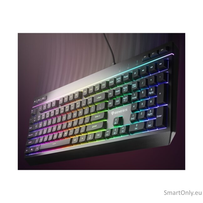 Genesis | Rhod 530 | Membrane Gaming Keyboard | Wired | US | Black 13 Genesis | Rhod 530 | Membrane Gaming Keyboard | Wired | US | Black 13