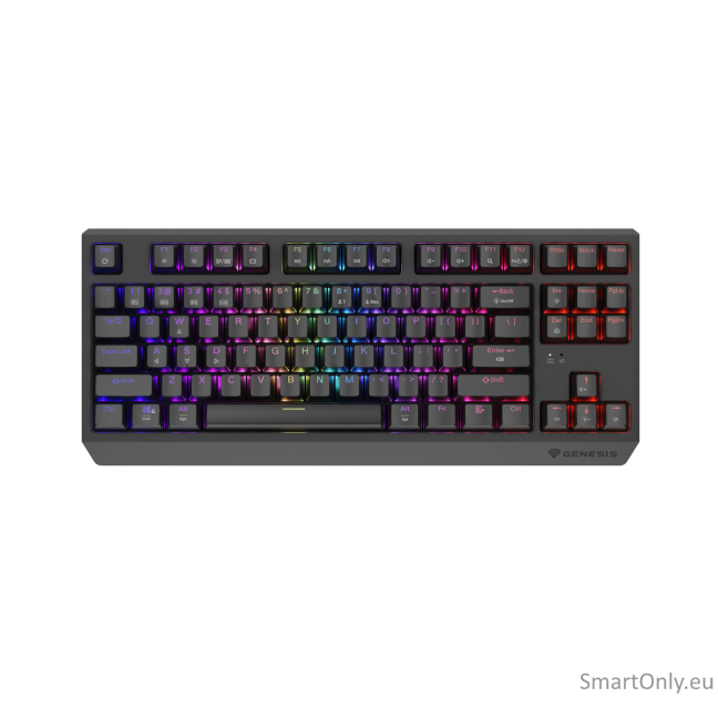 Genesis | THOR 230 | Mechanical Gaming Keyboard | Wireless | US | Outemu Red | Black Genesis | THOR 230 | Mechanical Gaming Keyboard | Wireless | US | Outemu Red | Black