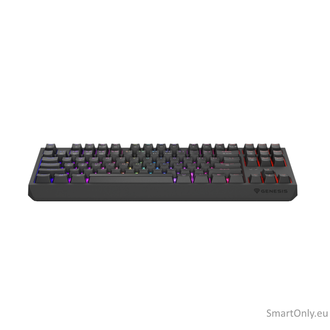 Genesis | THOR 230 | Mechanical Gaming Keyboard | Wireless | US | Outemu Silent Lemon | Black 3