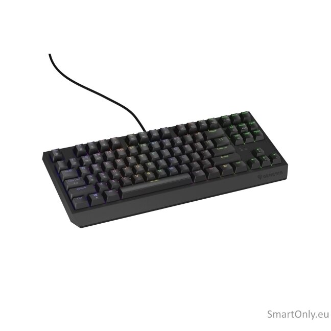 Genesis | THOR 230 TKL | Mechanical Gaming Keyboard | Wired | US | Linear | Black | RGB 11