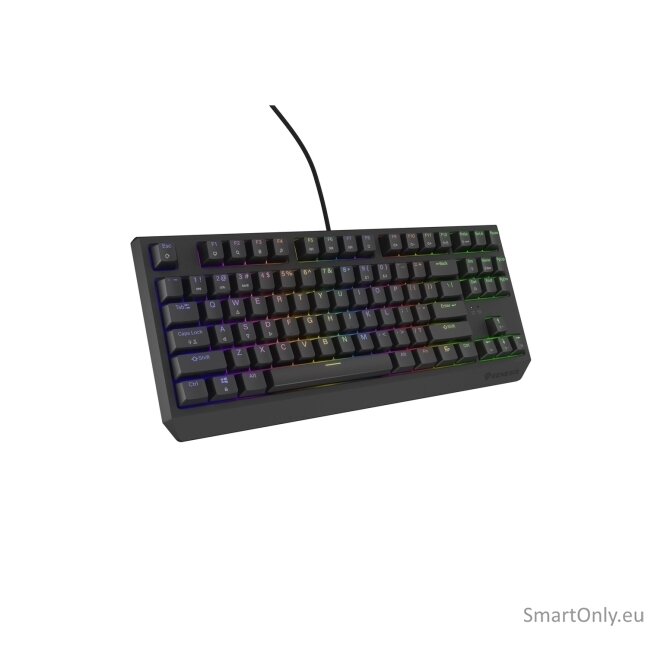 Genesis | THOR 230 TKL | Mechanical Gaming Keyboard | Wired | US | Linear | Black | RGB 12