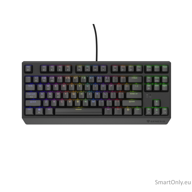 Genesis | THOR 230 TKL | Mechanical Gaming Keyboard | Wired | US | Linear | Black | RGB Genesis | THOR 230 TKL | Mechanical Gaming Keyboard | Wired | US | Linear | Black | RGB
