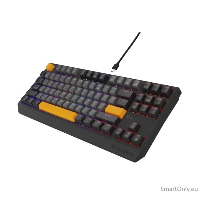 Genesis | THOR 230 TKL | Mechanical Gaming Keyboard | Wired | US | Outemu Red | Anchor Gray Negative 4