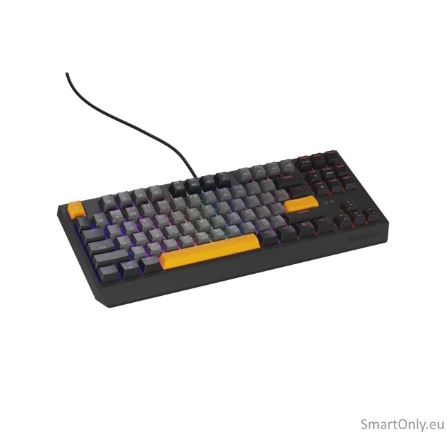 Genesis | THOR 230 TKL | Mechanical Gaming Keyboard | Wired | US | Outemu Red | Anchor Gray Negative 8