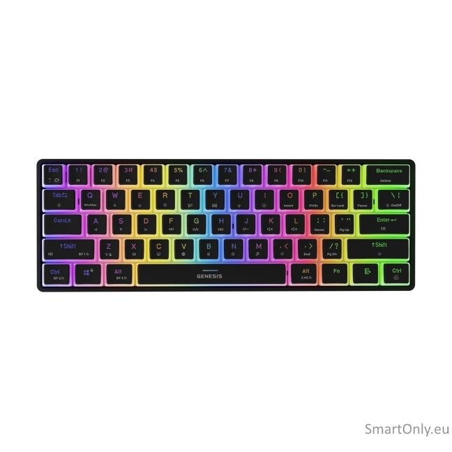Genesis | THOR 660 G2 | Gaming Keyboard | Wireless/Wired | US | Linear | Black | RGB 5